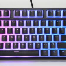 Ducky One 2 RGB TKL Pudding Edition RGB LED Double Shot PBT Mechanical Keyboard - Cherry MX Red