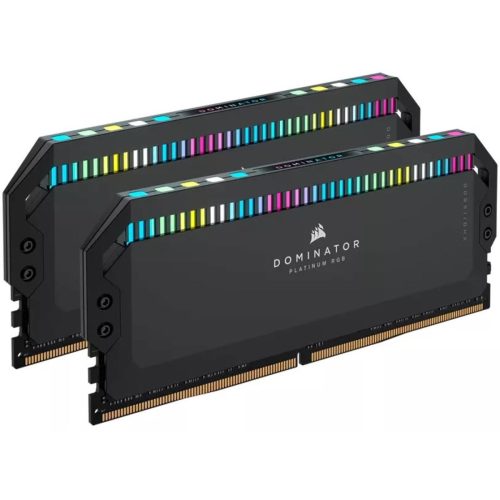 CORSAIR DOMINATOR PLATINUM RGB 64GB (2x32GB) DDR5 RAM 6000MTs CL40 Memory Kit — Black - Image 3