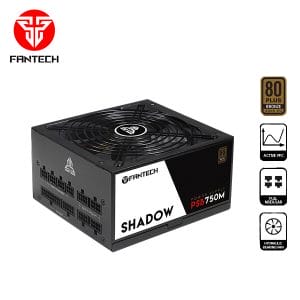 FANTECH PSB750M SHADOW 80 PLUS BRONZE FULL MODULAR POWER SUPPLY