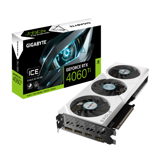 GIGABYTE GeForce 4060 Ti EAGLE OC ICE 8GB GDDR6 - Graphics Card - Image 2