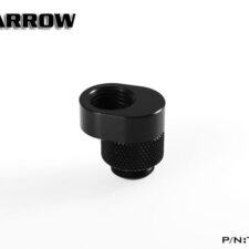 BARROW G1/4' 360°rotation offset adapter Black