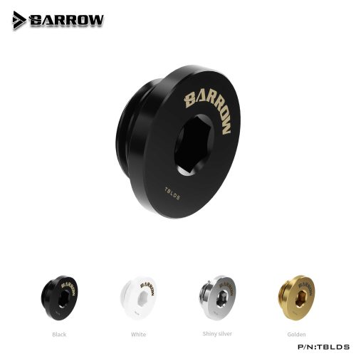 Ultra-thin Inner six angle Stop Plug Fitting -Black - Image 3