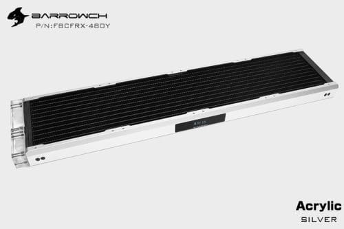 BARROWCH Chameleon Fish series removable 480 radiator with display screen POM edition