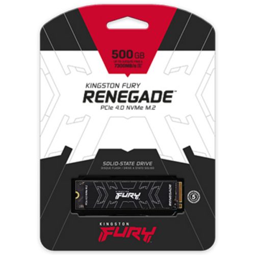 Kingston FURY Renegade 500GB PCIe 4.0 NVMe M.2 SSD