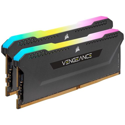 CORSAIR VENGEANCE RGB PRO SL 32GB (2x16GB) DDR4 RAM 3200MHz CL16 Memory Kit — Black - Image 3