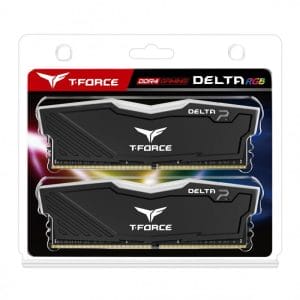 TEAMGROUP DELTA BLACK 16GB(8GBX2) DDR4 2400MHZ - RGB LED