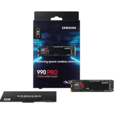Samsung 990 PRO 1TB PCle 4.0 NVMe M.2 (2280) internal Solid State Drive (SSD) up to 7450 MB/s