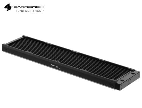 BARROWCH Chameleon Fish series removable 480 radiator POM edition - Black