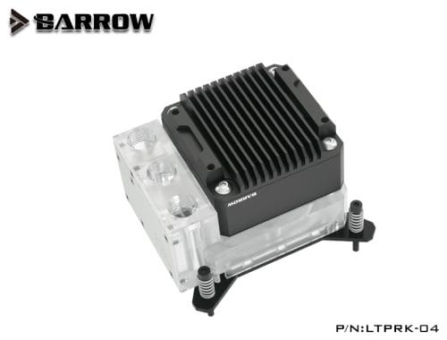INTEL CPU water block integrated pump and reservoir