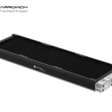 BARROWCH Chameleon Fish series removable 360 radiator Acrylic edition- Classic Black
