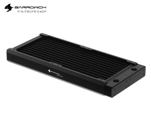 BARROWCH Chameleon Fish series removable 240 radiator POM edition - Classic Black