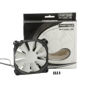 PHANTEKS  120 MM CASE FAN, RED LED