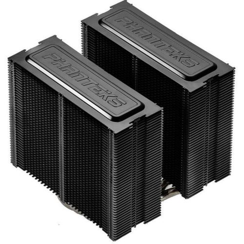 PHANTEKS PH-TC14PE TWIN TOWER THERMAL RADIATOR WITH DUAL PWM 140MM FANS-BLACK - Image 2