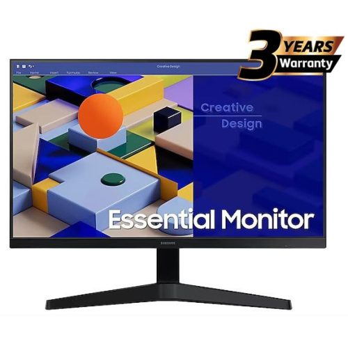 Samsung S3 Essential (C310) 24" Full-HD, IPS Flat Monitor, 75HZ, AMD FreeSync, 5MS (GTG), Borderless Design - Image 5