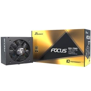 SEASONIC FOCUS GX-750 750W 80+ GOLD FULL MODULAR POWER SUPPLY