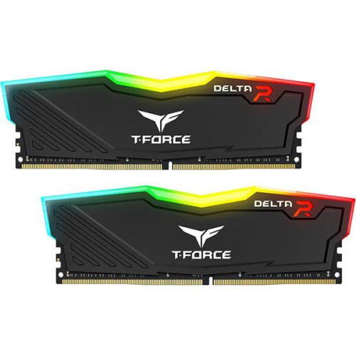 TEAMGROUP T-Force Delta RGB (2x8GB) Kit 3600MHz DDR4 PC Memory – Black - Image 2