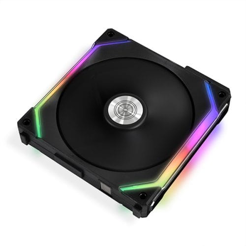 Lian Li UNI FAN SL120 3 Pack BLACK with Controller 120mm LED - Image 2