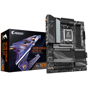 GIGABYTE X670 AORUS ELITE AX DDR5 WIFI & BLUETOOTH Motherboard - For AMD