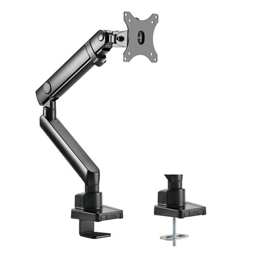 SilverStone ARM13 (Black) Single Monitor Arm w Mechanical Spring Design & Versatile Adjustability, For Monitors Up To 32 Size & 9kg Weight, VESA Mounting Interface Standard (MIS), 100mm x 100mm  75mm x 75 mm Mounting Hole - Image 3