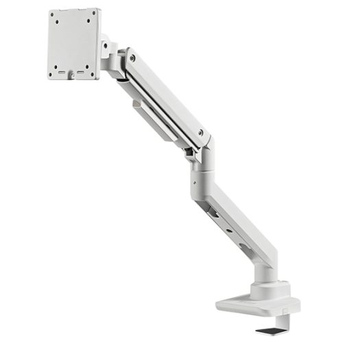 SilverStone ARM14 (White) Single Monitor Arm w/ Heavy-Duty Gas Spring Design & Versatile Adjustability, For Monitors Up To 49" Size & 20kg Weight, VESA Mounting Interface Standard (MIS), 100mm x 100mm / 75mm x 75 mm Mounting Hole - Image 2