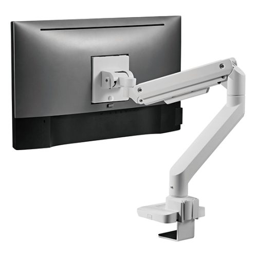 SilverStone ARM14 (White) Single Monitor Arm w/ Heavy-Duty Gas Spring Design & Versatile Adjustability, For Monitors Up To 49" Size & 20kg Weight, VESA Mounting Interface Standard (MIS), 100mm x 100mm / 75mm x 75 mm Mounting Hole - Image 8