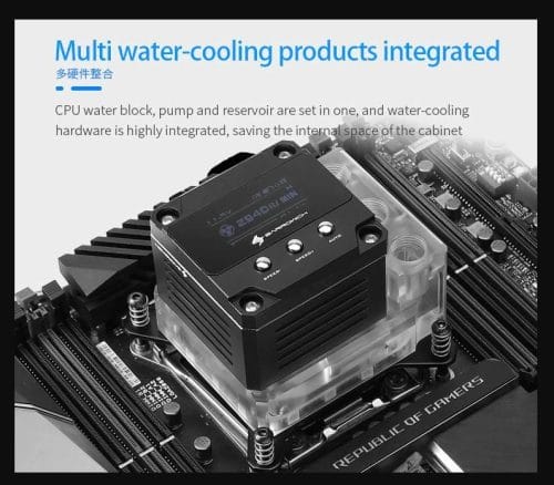 Barrowch AMD CPU water block integrated pump and reservoir - Image 2
