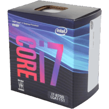 INTEL CORE I7-8700 (3.20 GHZ) (6 CORES | 12 THREADS)