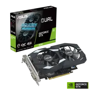 ASUS Dual GeForce GTX 1650 OC Edition 4GB GDDR6 EVO - Graphics Card