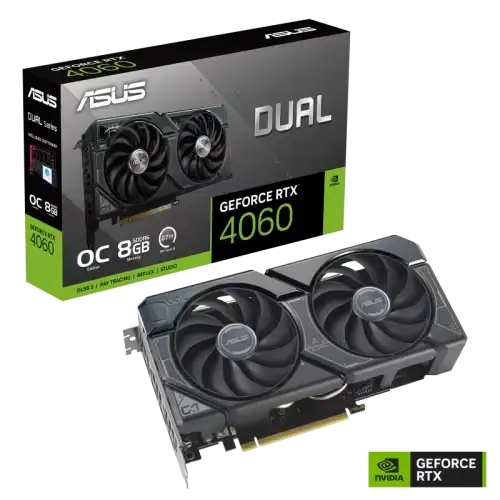 ASUS Dual GeForce RTX 4060 OC Edition 8GB GDDR6 - Graphics Card