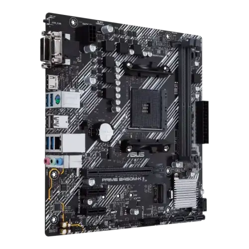 ASUS PRIME B450M-K II AMD Ryzen 5000 4000 Series AM4DDR4PCIe 3.01xM.2 - mATX MotherBoard - Image 5