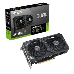 ASUS Dual GeForce RTX 4060 Ti OC Edition 8GB GDDR6 - Graphics Card