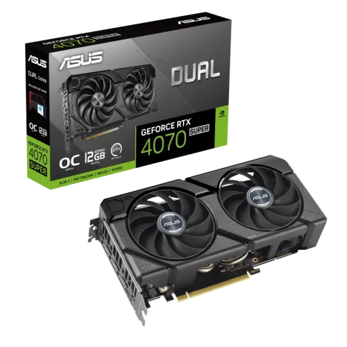 ASUS Dual GeForce RTX™ 4070 SUPER EVO OC Edition 12GB GDDR6X