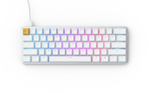 Glorious Gaming Keyboard GMMK-Compact(Pre-built) White Ice - Image 2