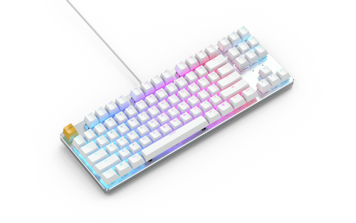 Glorious Gaming Keyboard GMMK - TKL  (Pre built)- White - Image 2