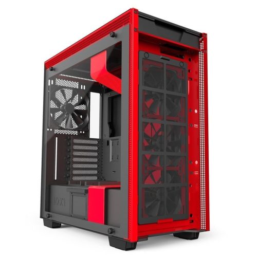 NZXT H700I MATTE BLACK / RED - Image 2