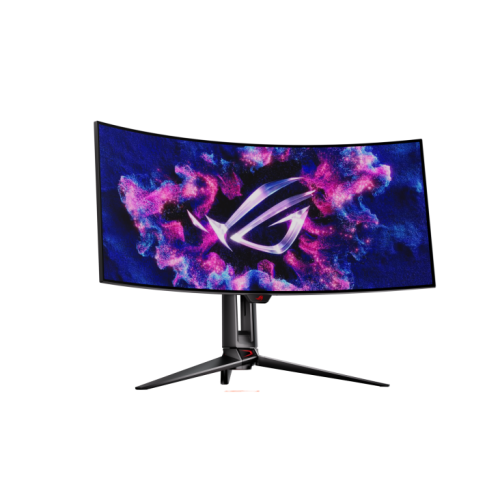 ASUS ROG Swift OLED PG34WCDM 34" OLED Ultrawide 800R Curved 4K 240Hz 0.03ms HDR 400 G-Sync Compatible Custom Heatsink w/ KVM, USB-C, HDMI 2.1 - Image 2