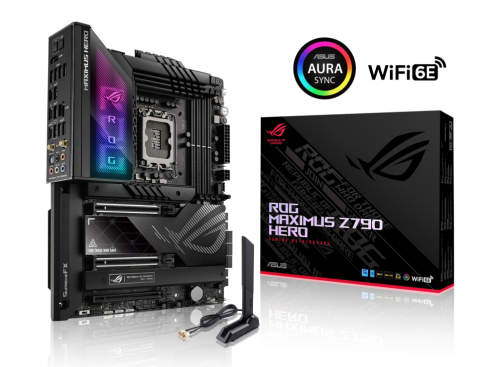 ASUS ROG MAXIMUS Z790 HERO (WiFi 6E) , Intel 13th 12th Series, LGA 1700DDR5PCIe 5.05xM.2 - ATX Gaming MotherBoard