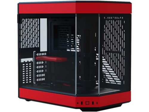 HYTE Y60  Red Tempered Glass ATX Mid Tower Computer