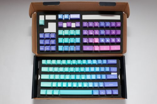 Ducky Azure SA Keycaps 108 ABS Double shot Set for Ducky Keyboards or MX Compatible Standard Layout - 108 SA Type Keycap Set - (Azure) - Image 5