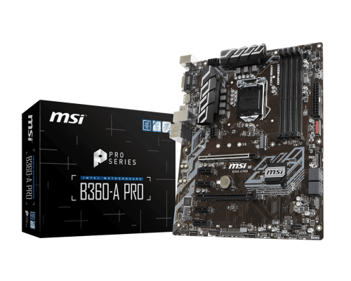 MSI Model B360APRO Intel Chipset Socket H4 LGA-1151