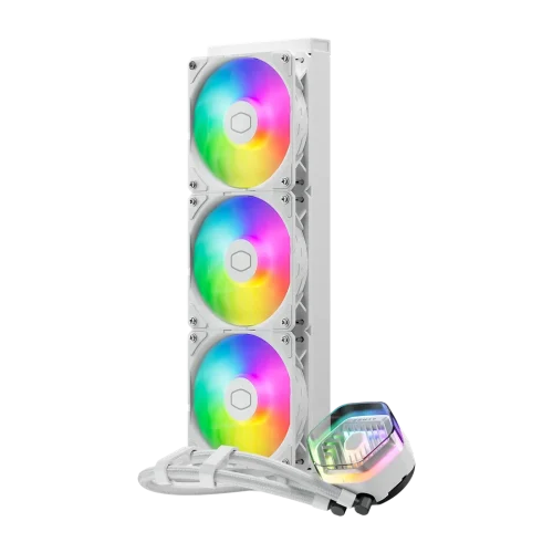 COOLER MASTER MASTERLIQUID 360 ATMOS WHITE AIO LIQUID COOLER - Image 3