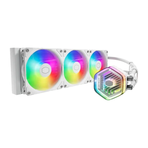 COOLER MASTER MASTERLIQUID 360 ATMOS WHITE AIO LIQUID COOLER