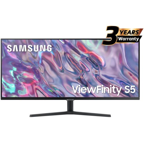 SAMSUNG ViewFinity S5 (C500) 34" UWQHD (3440 X 1440) Flat Business Monitor VA, 100Hz, 5MS, 10 Bit, 1.07B Colors, HDR10, FreeSync w/ Ultrathin Bezel Display - Image 6