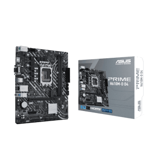 ASUS PRIME H610M-D D4, Intel 14th 13th 12th Series, LGA 1700DDR4PCIe 4.01xM.2 - mATX MotherBoard