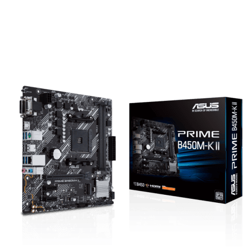ASUS PRIME B450M-K II AMD Ryzen 5000 4000 Series AM4DDR4PCIe 3.01xM.2 - mATX MotherBoard - Image 9