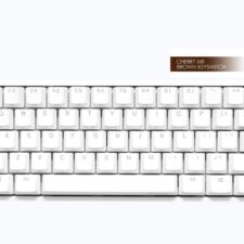 Ducky One 2 Mini RGB (Cherry Brown  MX) White Keyboard