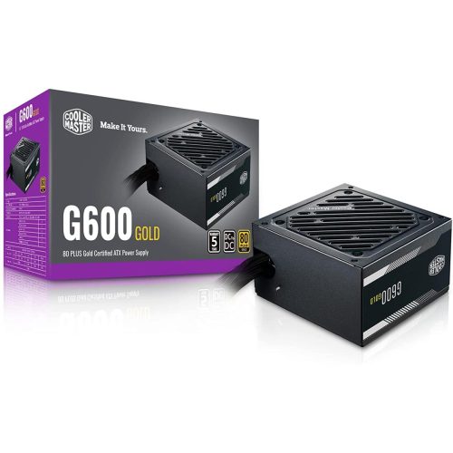 Cooler Master G600 Gold Entry Level 80 Plus Gold ATX Power Supply Unit