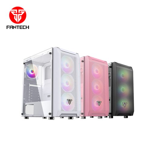 Fantech AERO CG80 Space Edition RGB Middle Tower Case Black or White