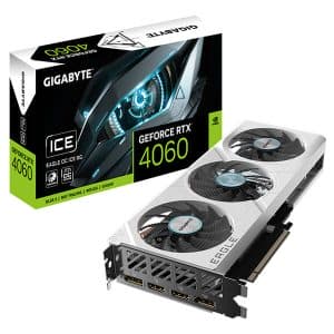 GIGABYTE GEFORCE RTX 4060 EAGLE OC ICE 8GB GDDR6 Graphics Card