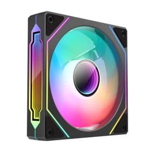 Huntkey GS120 RGB Case Fan-Black